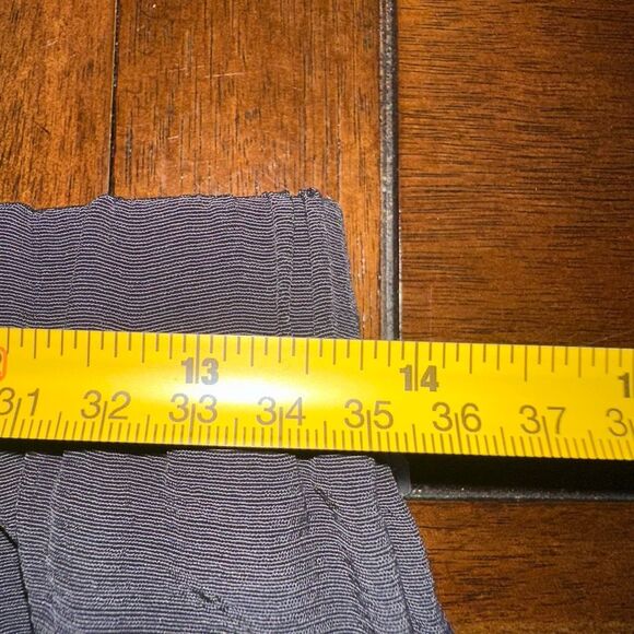 Eileen Fisher $278 crepe wide leg pants side slits tencel lyocell viscose XS - Picture 7 of 9